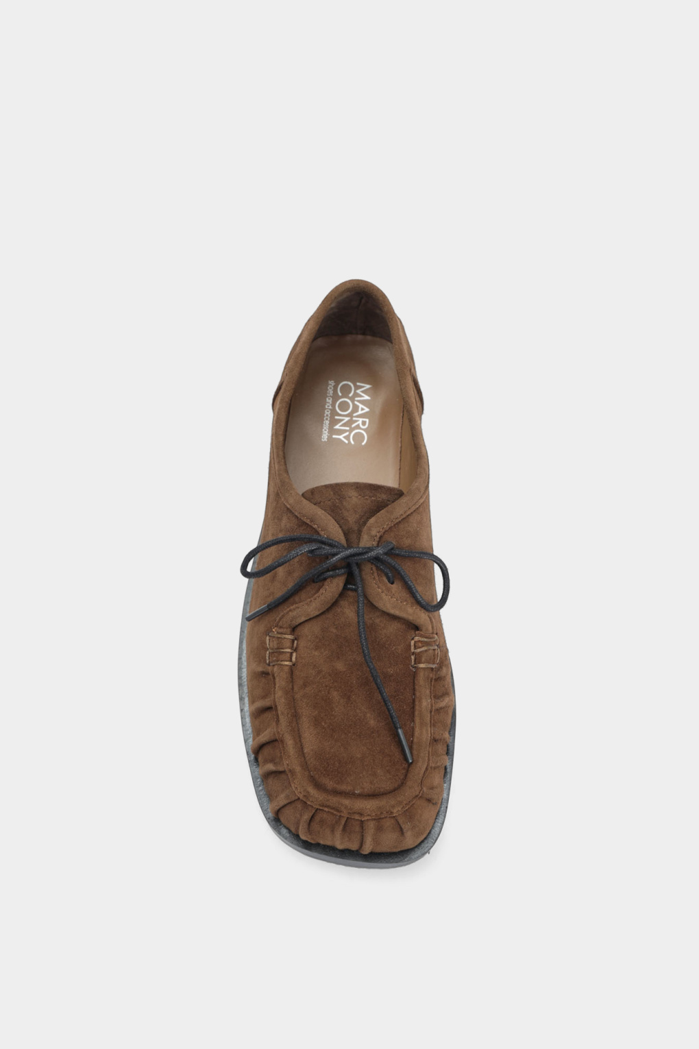 Лоферы  велюровые коричневые Marc Cony